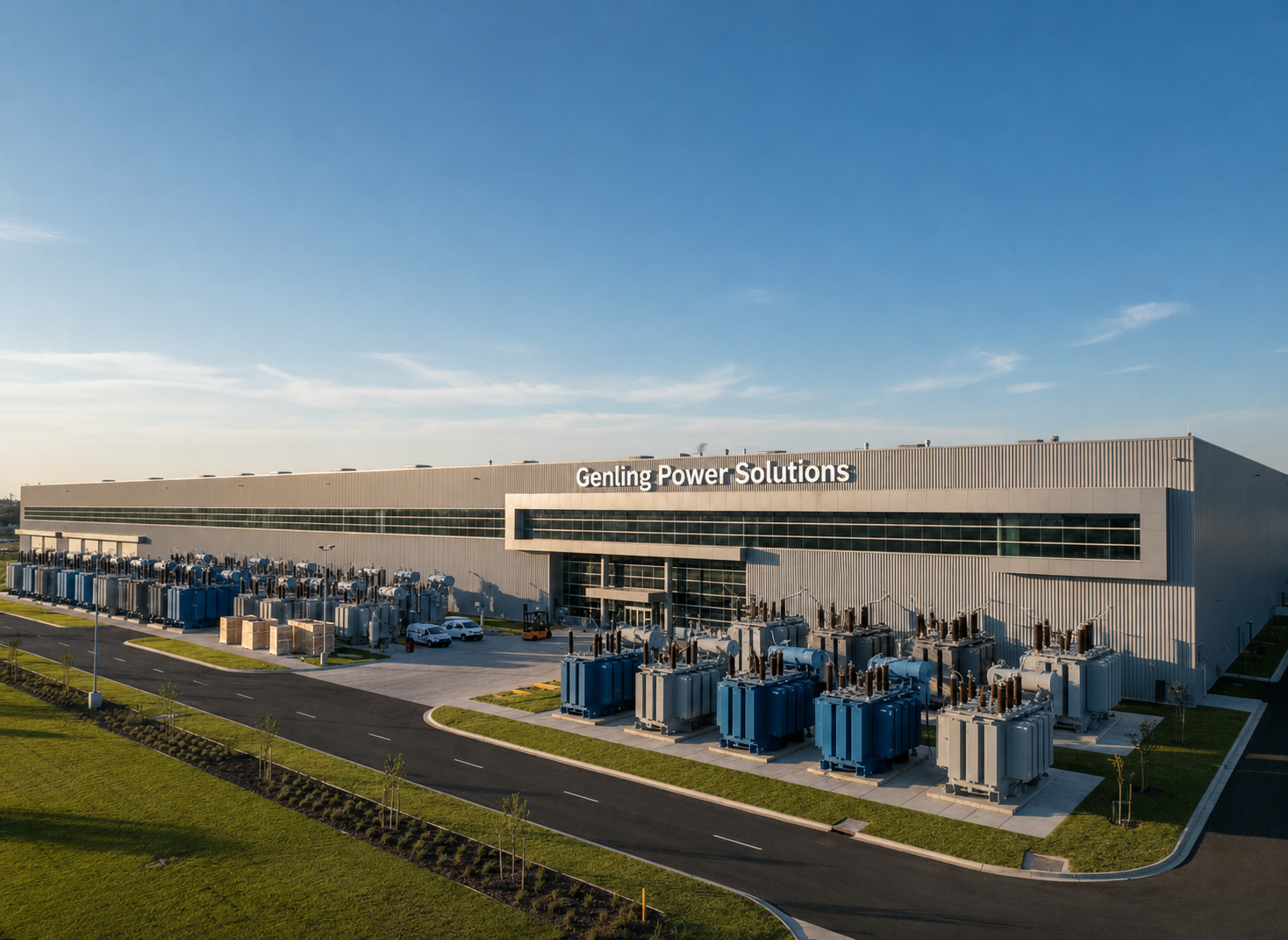 Genling Transformer manufacturing facility in Qingdao China - 26,000 square meter factory